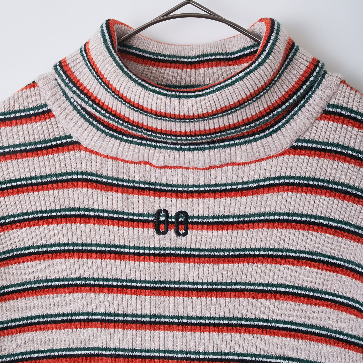 Multi Border EVA Knit by naokitomizuka（GRAY(00)）