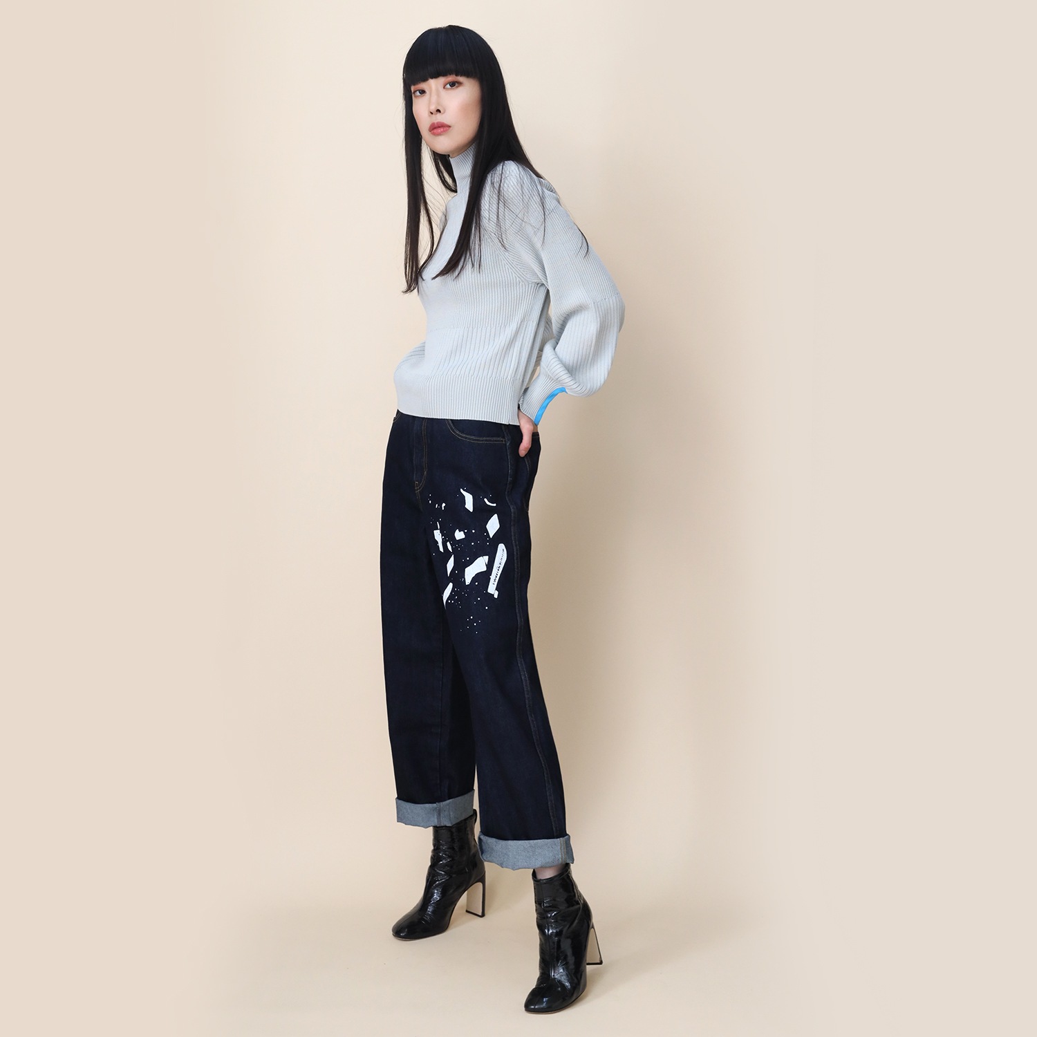 YAMIYO WIDE DENIM (INDIGO)