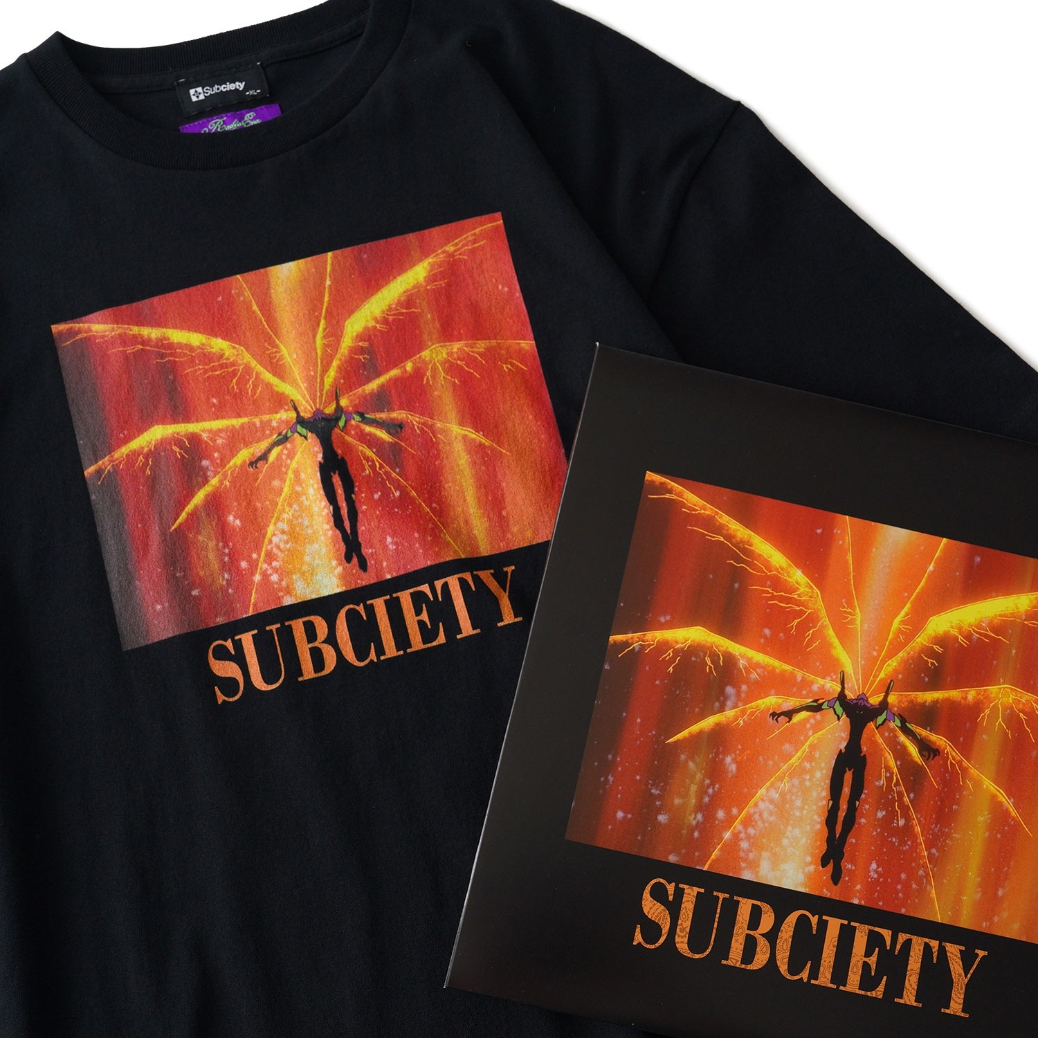 DISC6 （EVA-01 TEST TYPE）TEE by Subciety（BLACK）