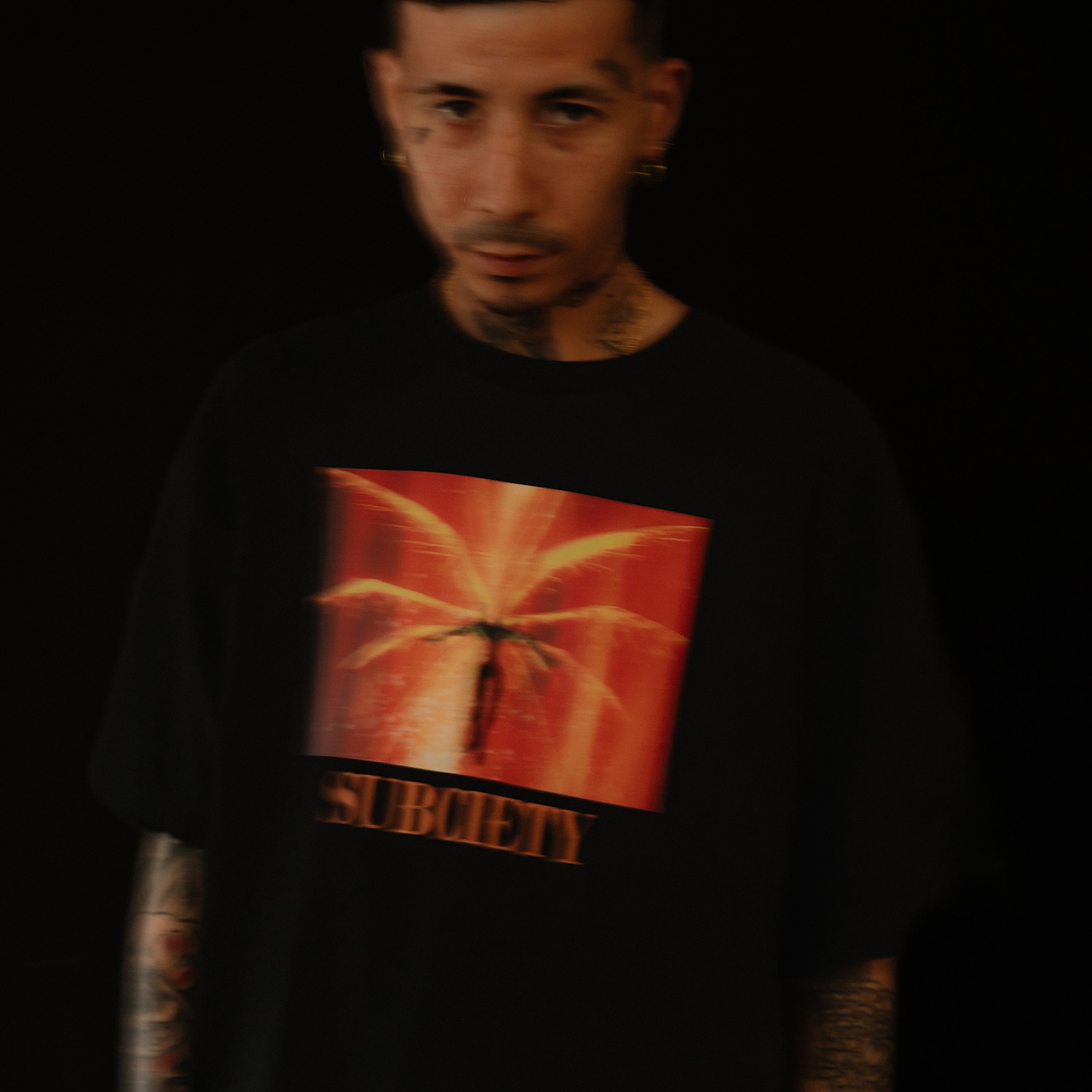 DISC6 （EVA-01 TEST TYPE）TEE by Subciety（BLACK）