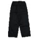 NERV WIDE CARGO PANTS (BLACK)