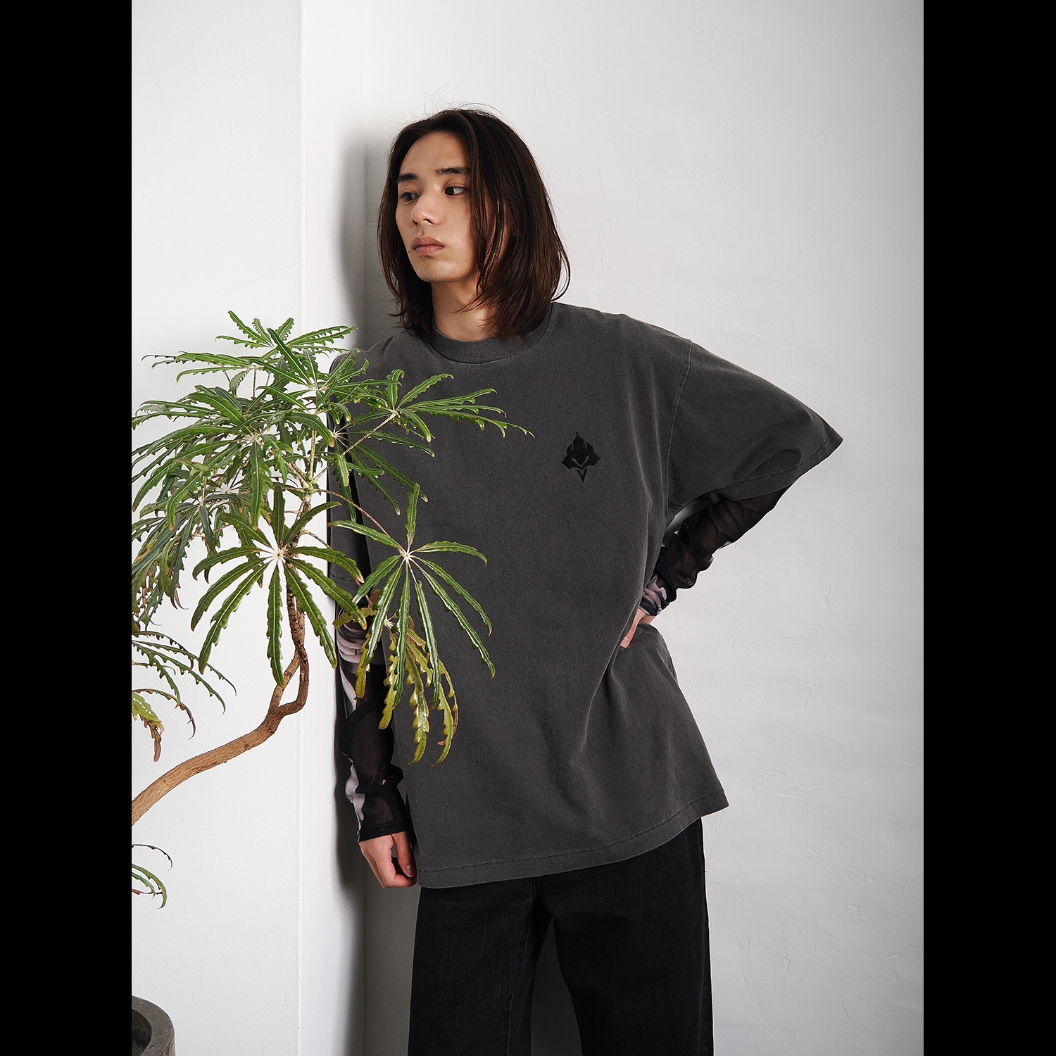 EVA-01 Embroidery T-ShirtPURPLE