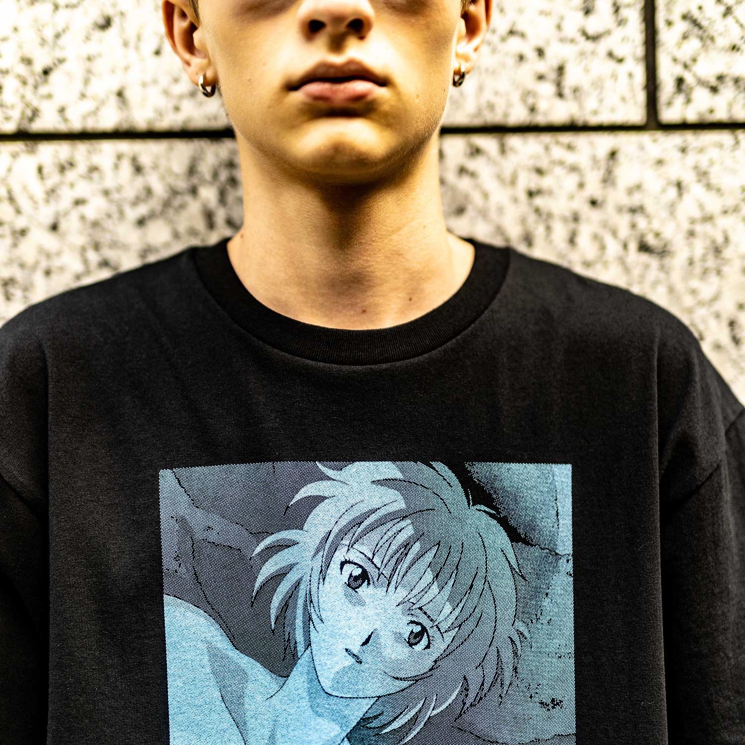 DISC7 （REI）TEE by Subciety（BLACK）