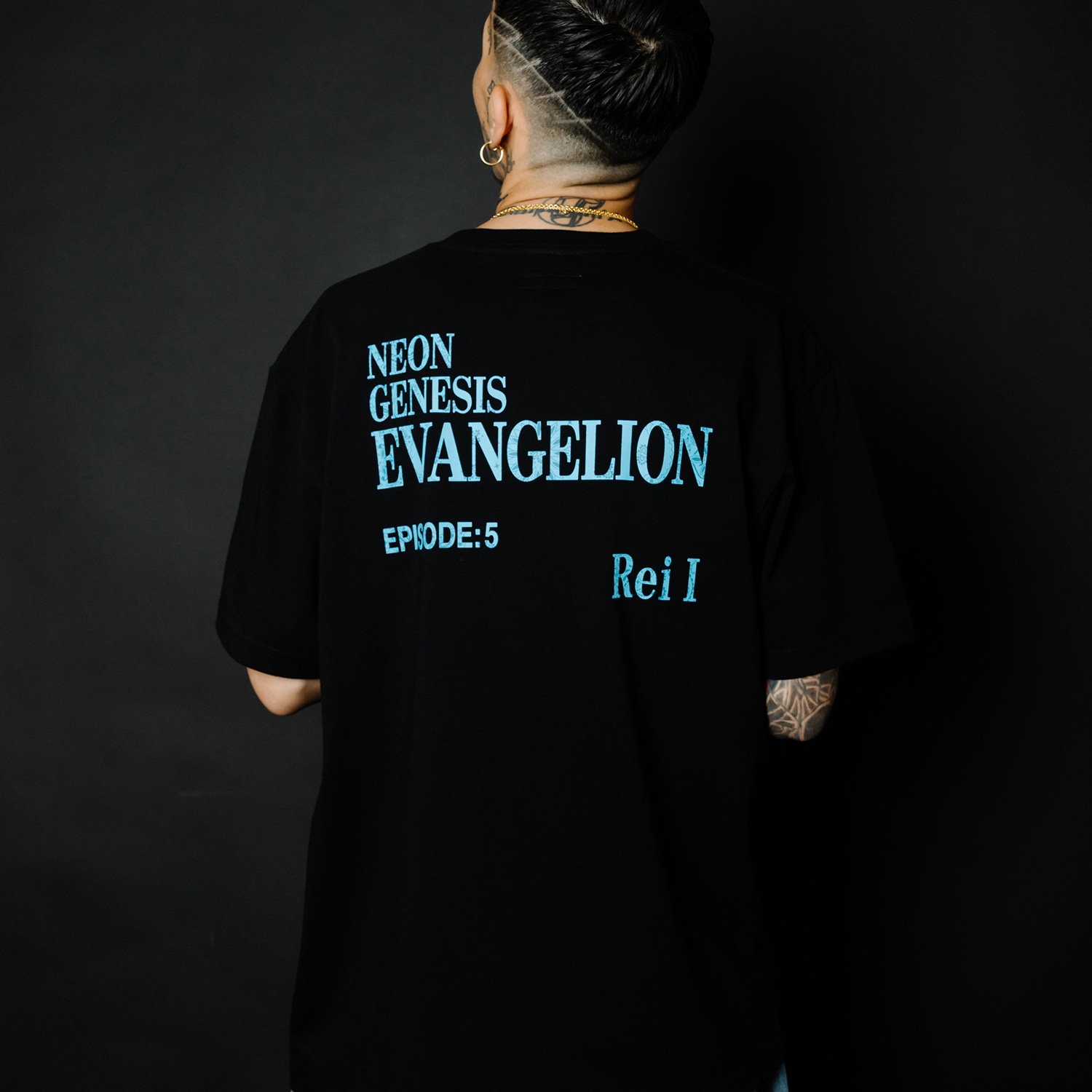 DISC7 （REI）TEE by Subciety（BLACK）