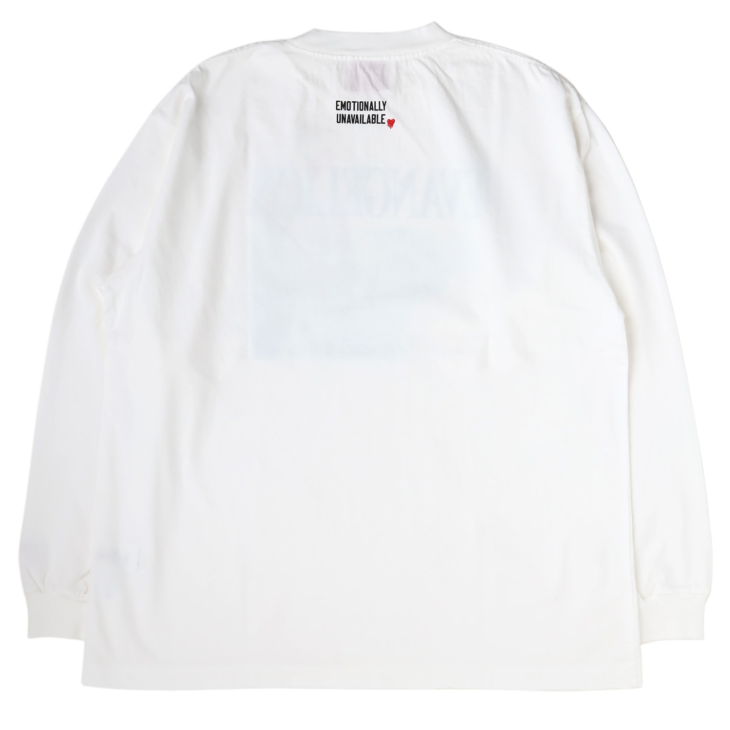 EV BS LOGO LS TEE by EU（WHITE）