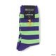EVANGELION Border Socks by LATESHOW（PURPLE）