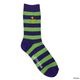 EVANGELION Border Socks by LATESHOW（PURPLE）