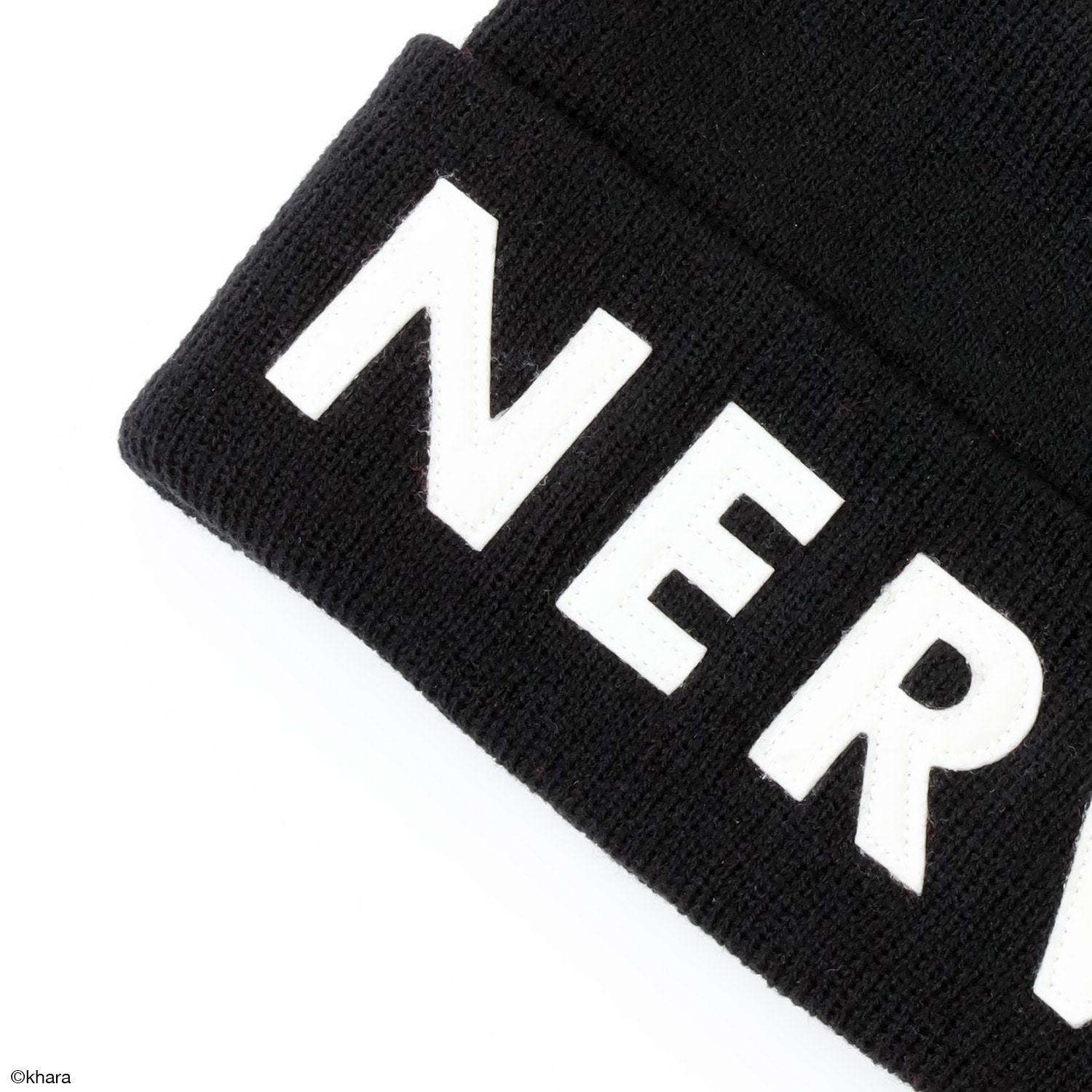 NERV BONBON KNIT CAP（BLACK×WHITE）