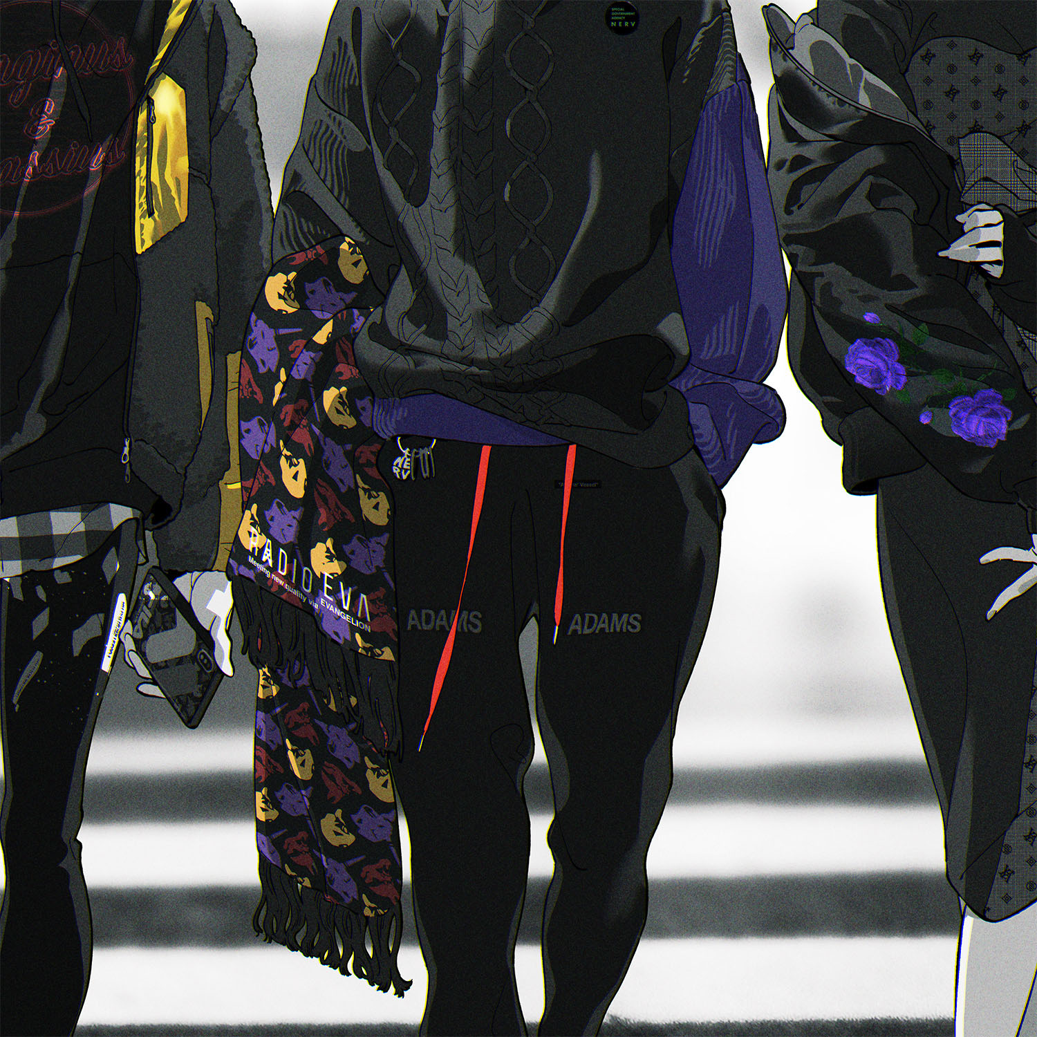 EVANGELION MONOGRAM MUFFLER