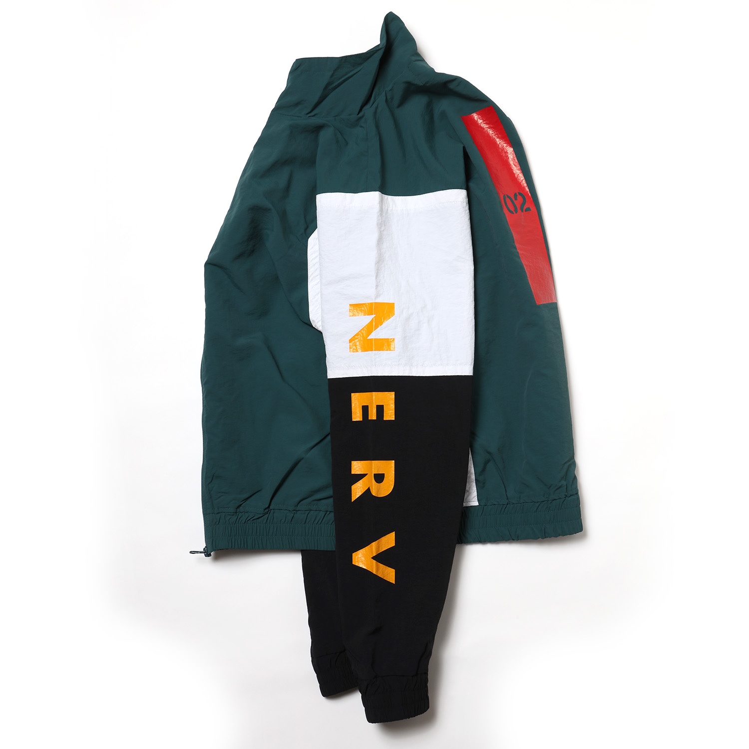 ジャケット・アウター EVANGELION SWITCHING NYLON JACKET EVANGELION SWITCHING NYLON JACKET (BLACK×BLUE×YELLOW(00))(XL BLACK