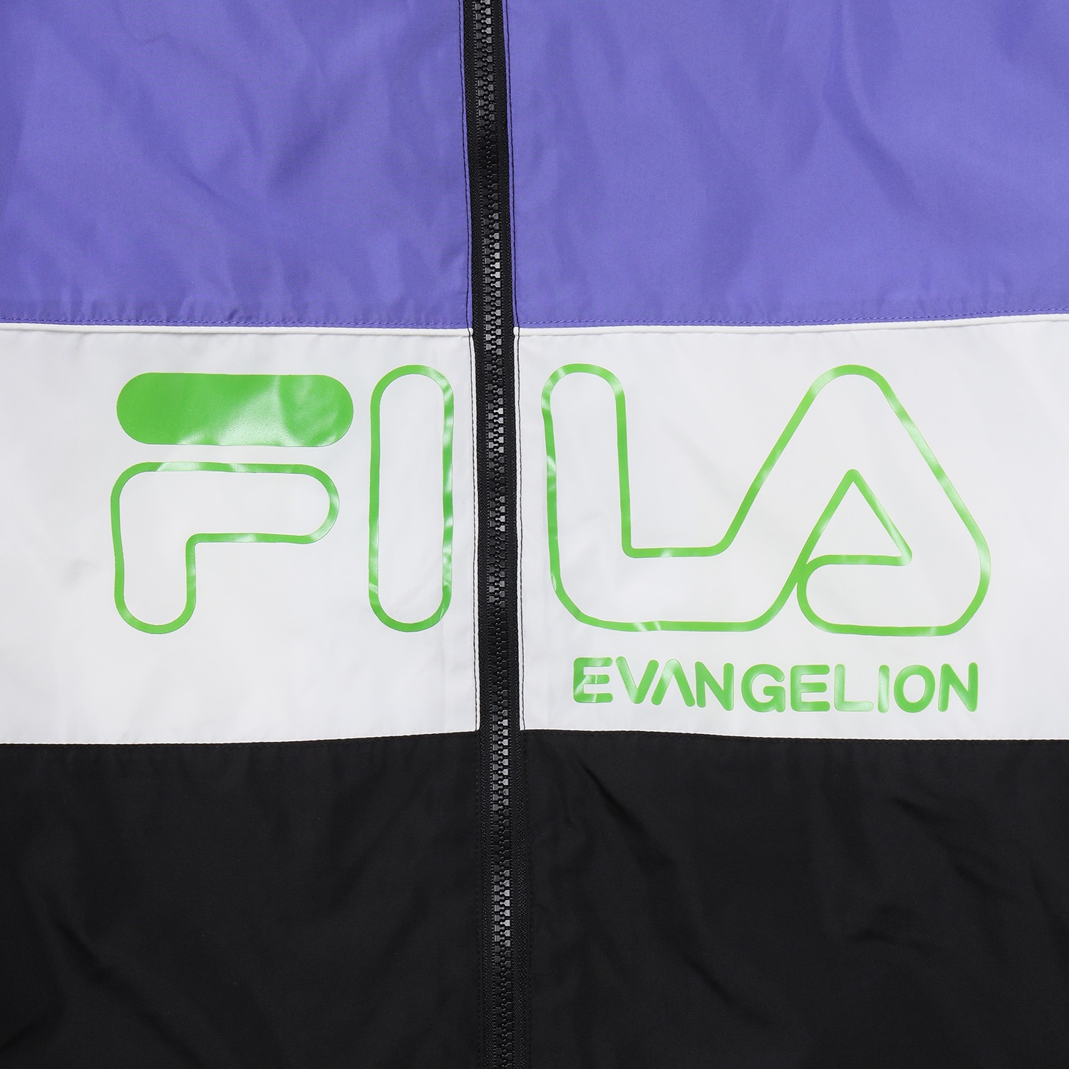 FILA HERITAGE NYLON JACKET EVANGELION LIMITED (PURPLE×WHITE(01))