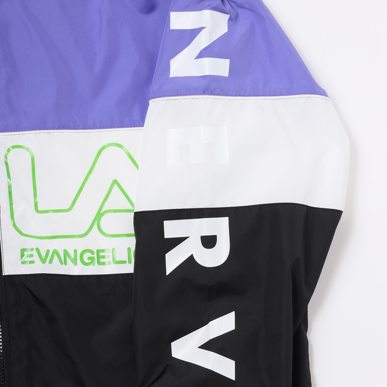 FILA HERITAGE NYLON JACKET EVANGELION LIMITED (PURPLE×WHITE(01))