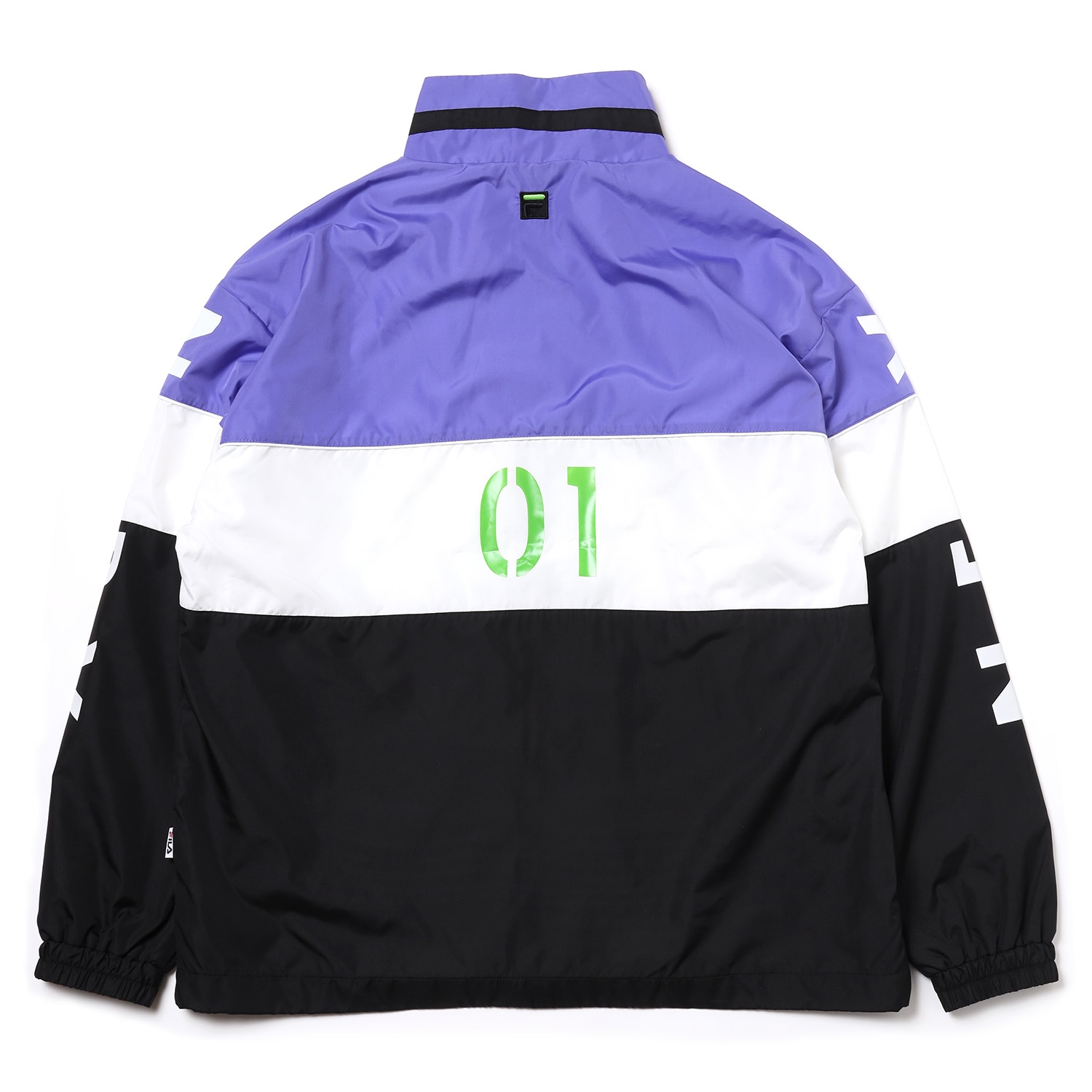 90s FILA フィラ ナイロンジャケット エヴァンゲリオン 初号機カラーXL RADIO EVA