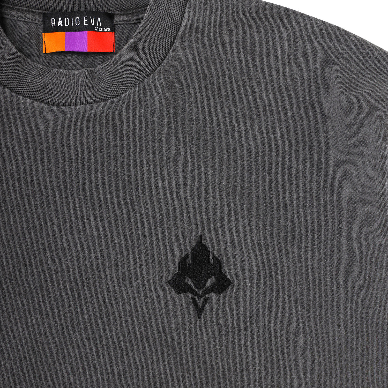 EVA-01 Embroidery T-ShirtGRAY