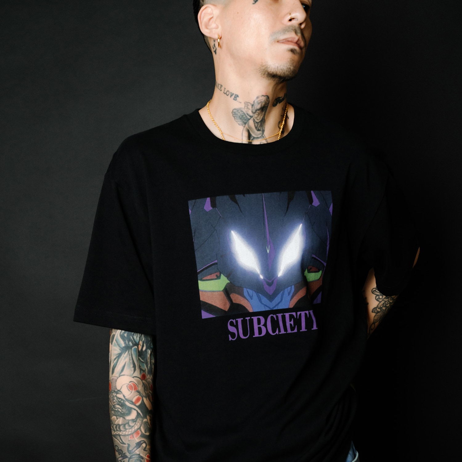 Subciety EVANGELION（エヴァンゲリオン）コラボTシャツ　XL エヴァンゲリオン公式アパレルブランド【RADIO EVA Online Store】