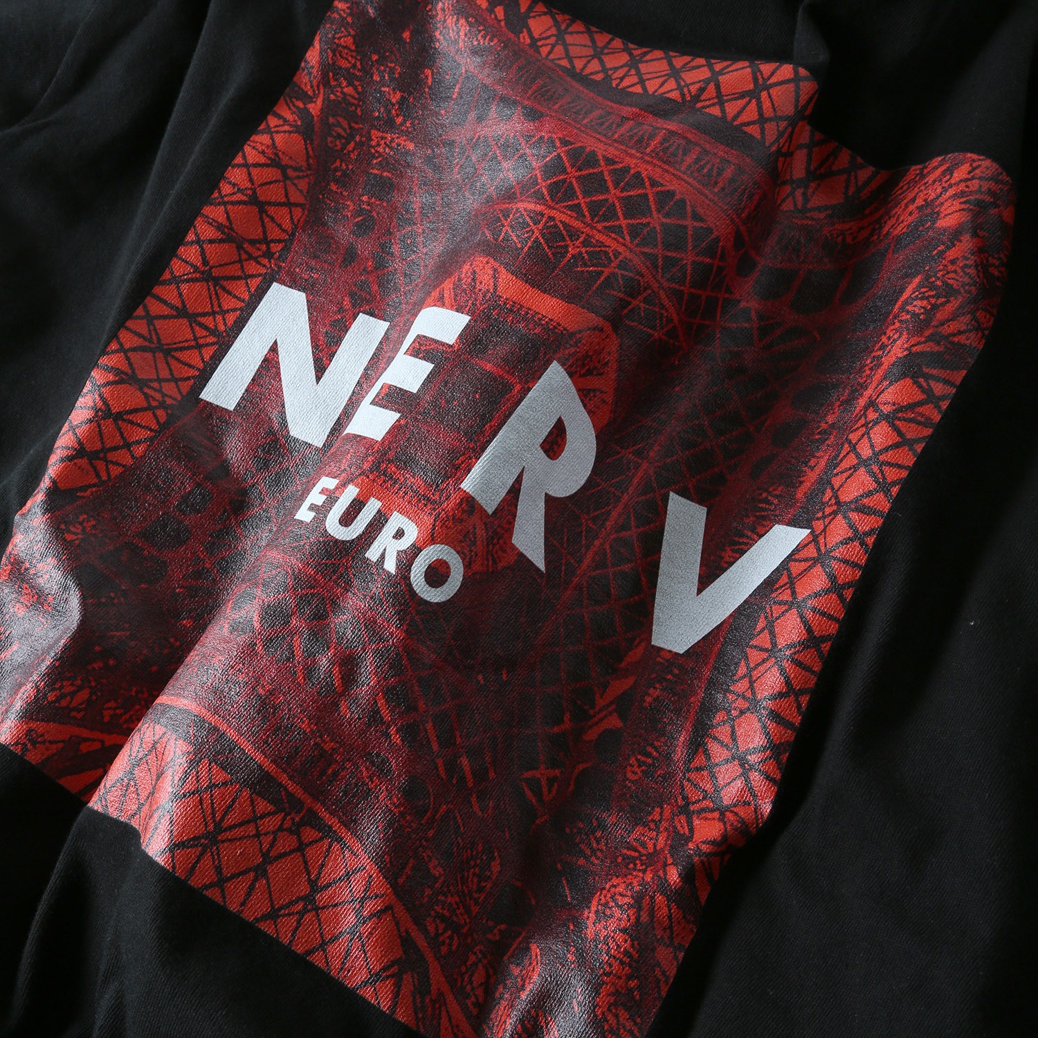 EURO NERV BOX LOGO Cutsew (ブラック)