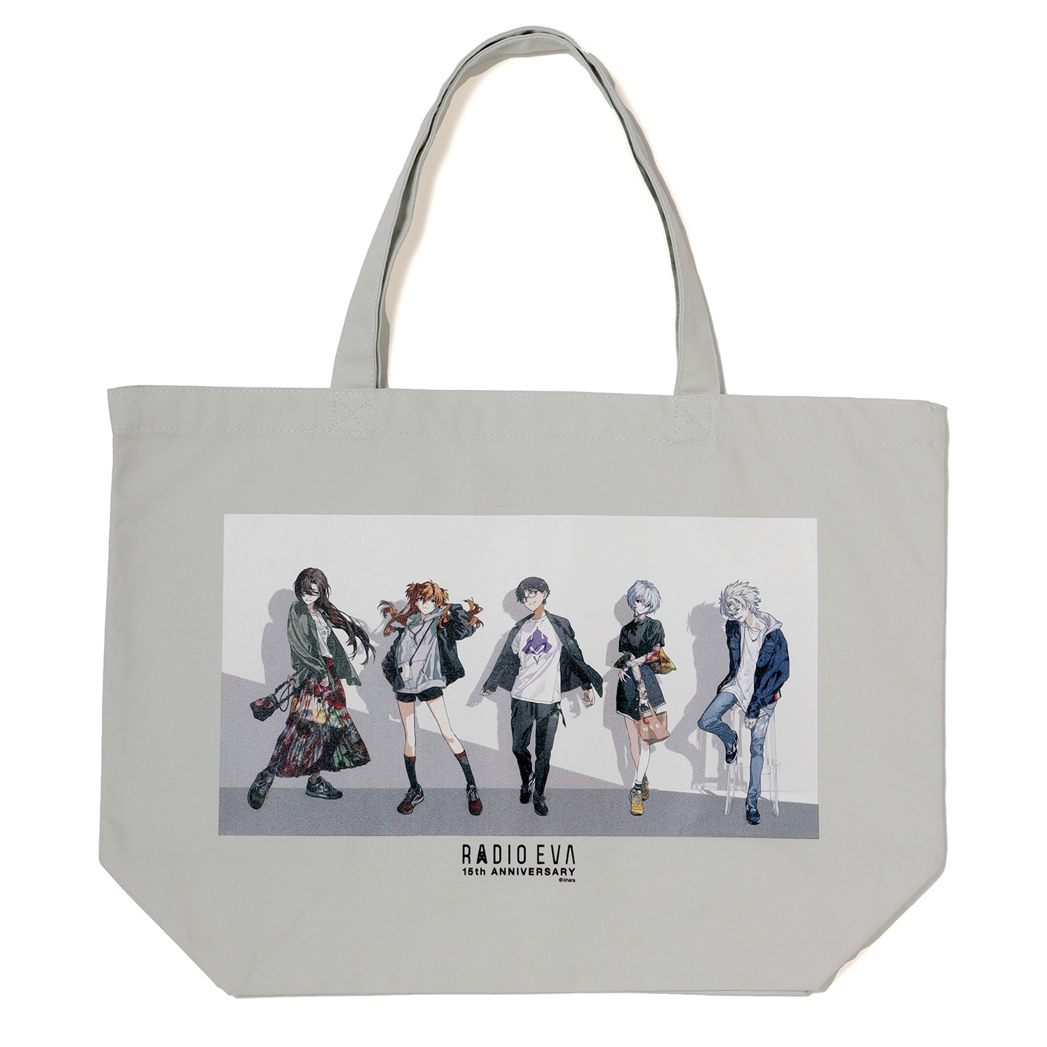 RADIO EVA Illustration Tote Bag ġMai Yoneyama(GRAY(COLOR))