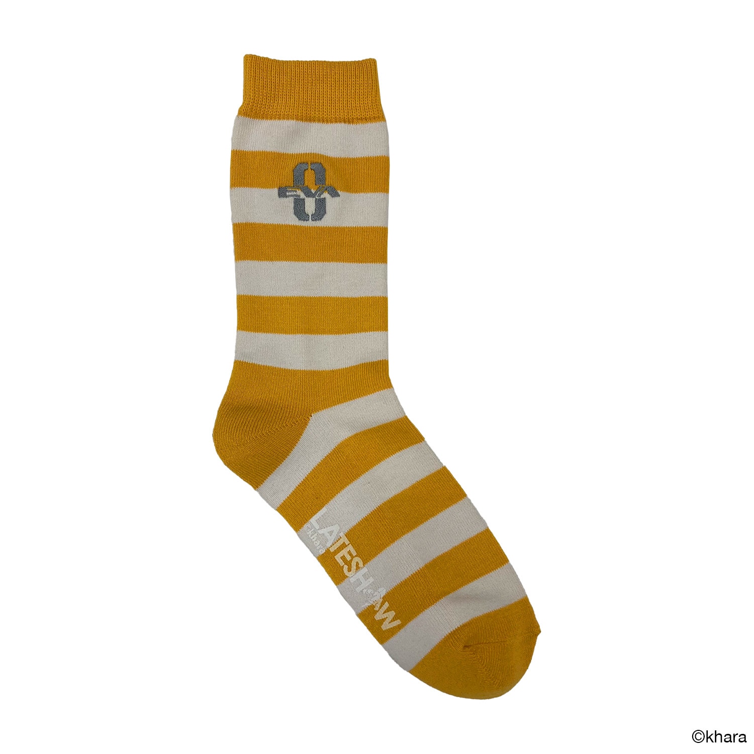 EVANGELION Border Socks by LATESHOW（YELLOW）