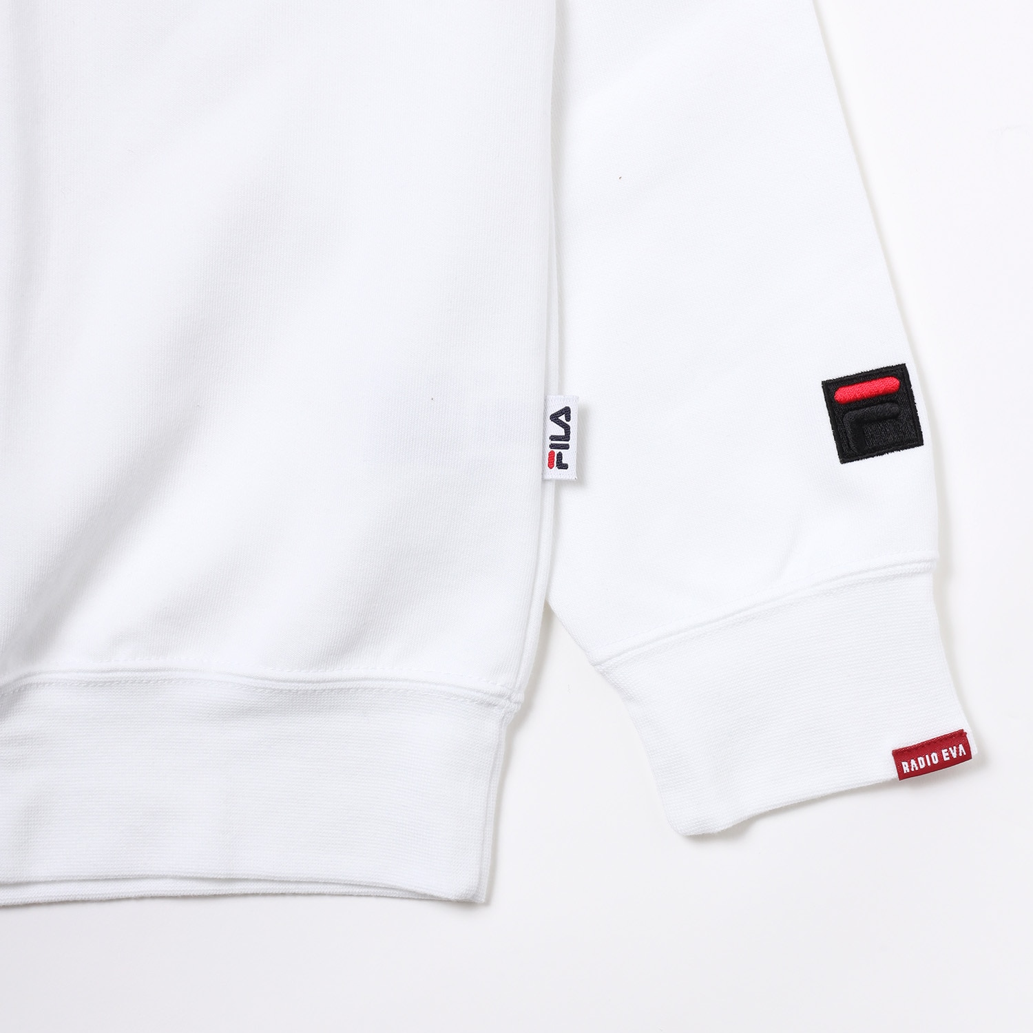 FILA MONOGRAM LOGO PARKA EVANGELION LIMITED (WHITE(EVA-02))