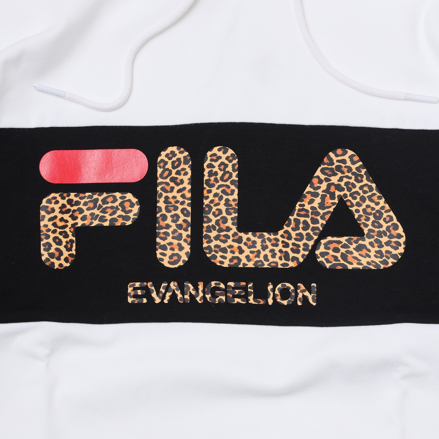 FILA MONOGRAM LOGO PARKA EVANGELION LIMITED (WHITE(EVA-02))