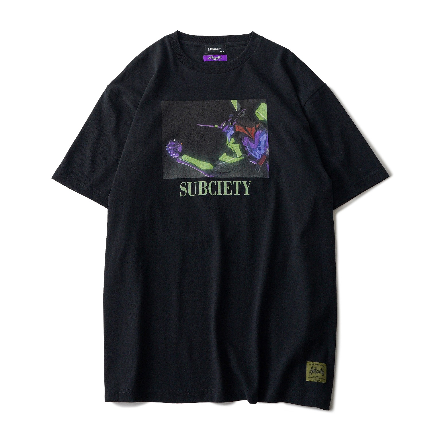 Subciety EVANGELION（エヴァンゲリオン）コラボTシャツ　XL EVANGELION x Subciety 【BLACK TEE COLLECTION】の予約を開始