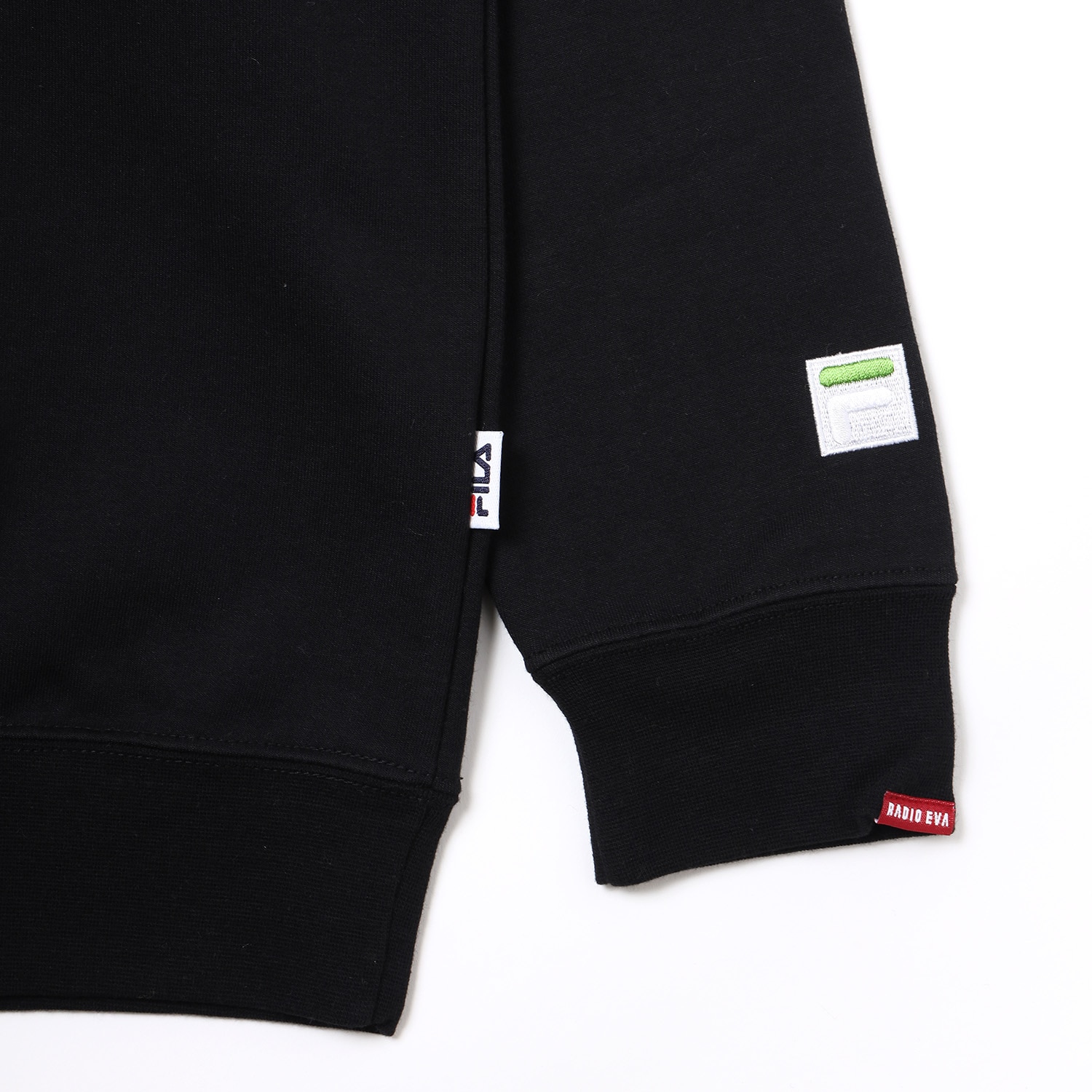 FILA MONOGRAM LOGO PARKA EVANGELION LIMITED (BLACK(EVA-01))