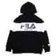 FILA MONOGRAM LOGO PARKA EVANGELION LIMITED (BLACK(EVA-01))