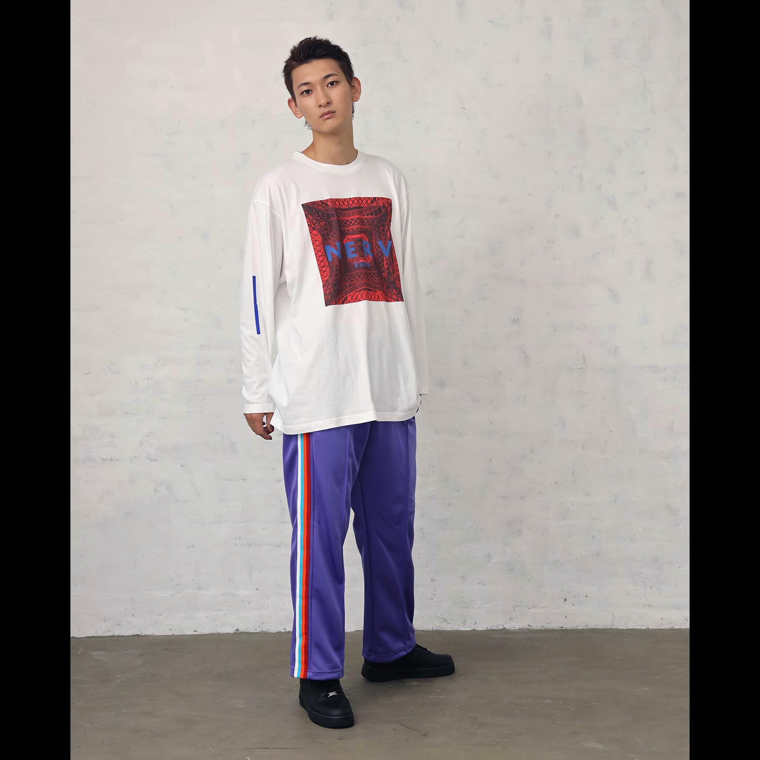 EURO NERV BOX LOGO Cutsew (TRICOLOR)