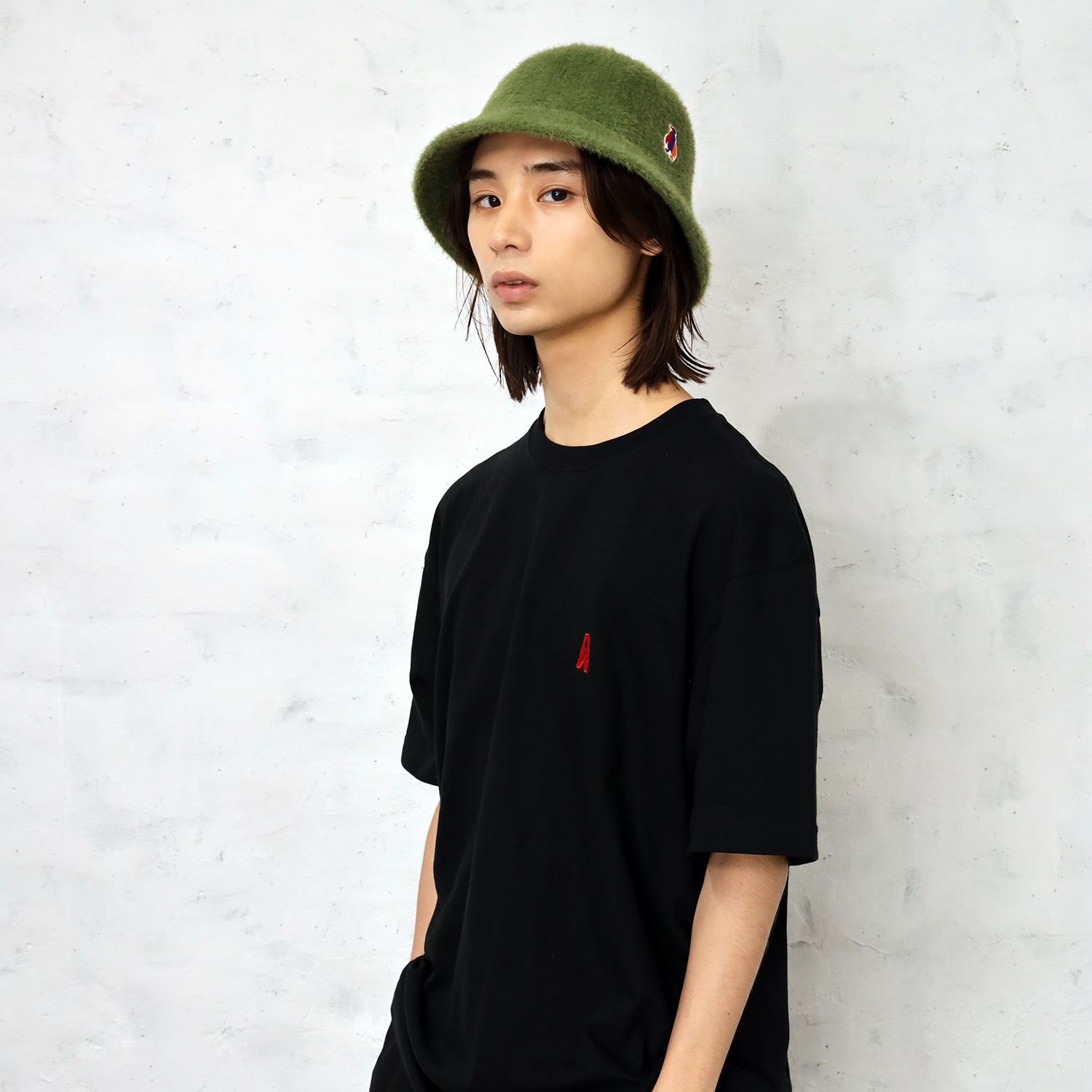 EVANGELION Shaggy Bucket Hat (GREEN)