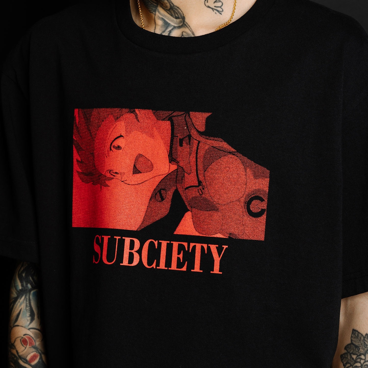 Subciety EVANGELION（エヴァンゲリオン）コラボTシャツ　XL Subciety EVANGELION（エヴァンゲリオン）コラボTシャツ XL