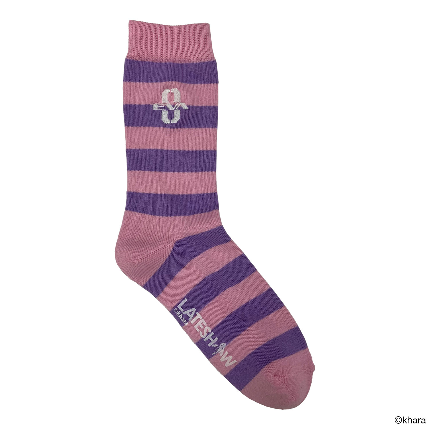 EVANGELION Border Socks by LATESHOW（PINK）