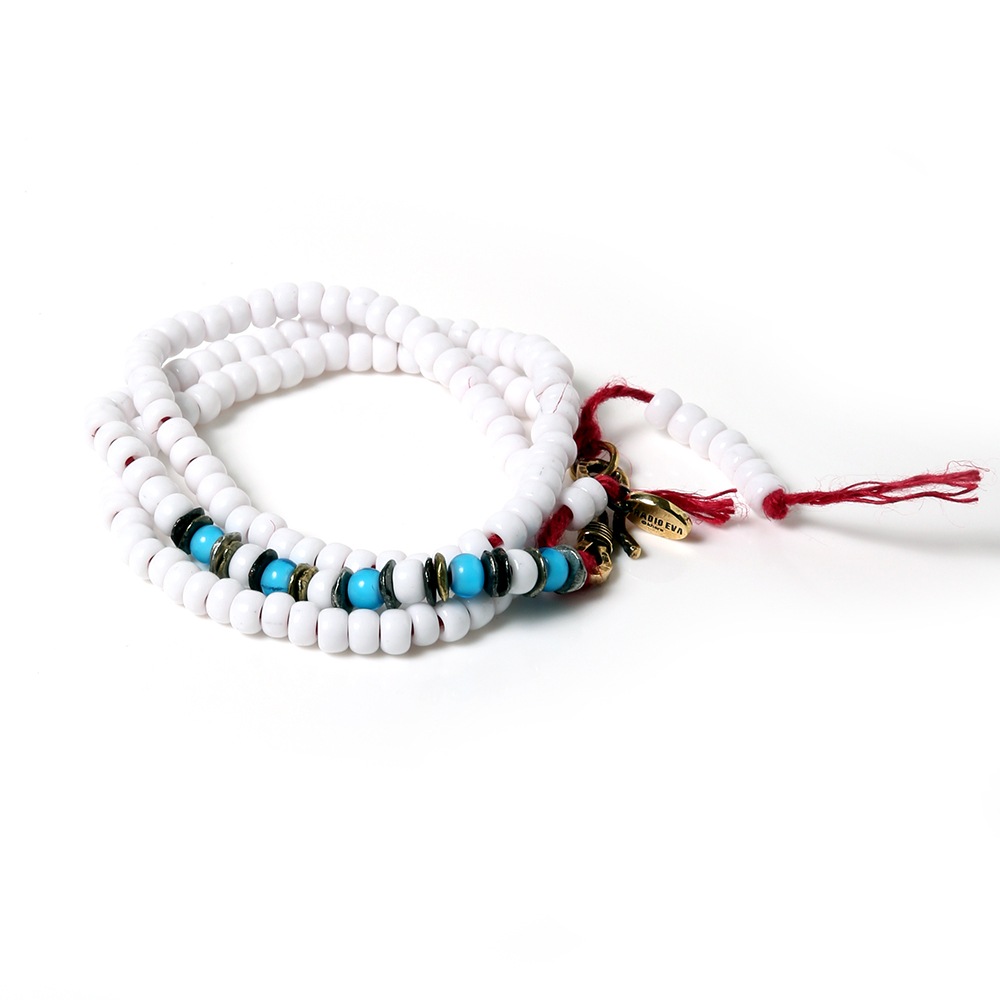 EVANGELION Hemp Code & Beads Bracelet/Necklace (VIVIFY) (ۥ磻(쥤))