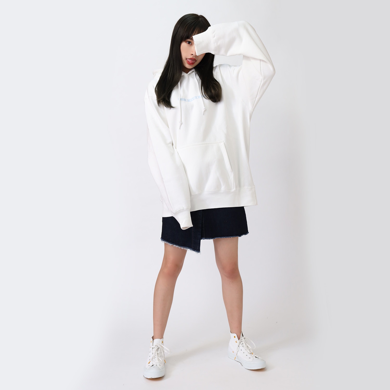 EVA-01 BANDANNA PARKA (WHITE×BLUE(WILLE))