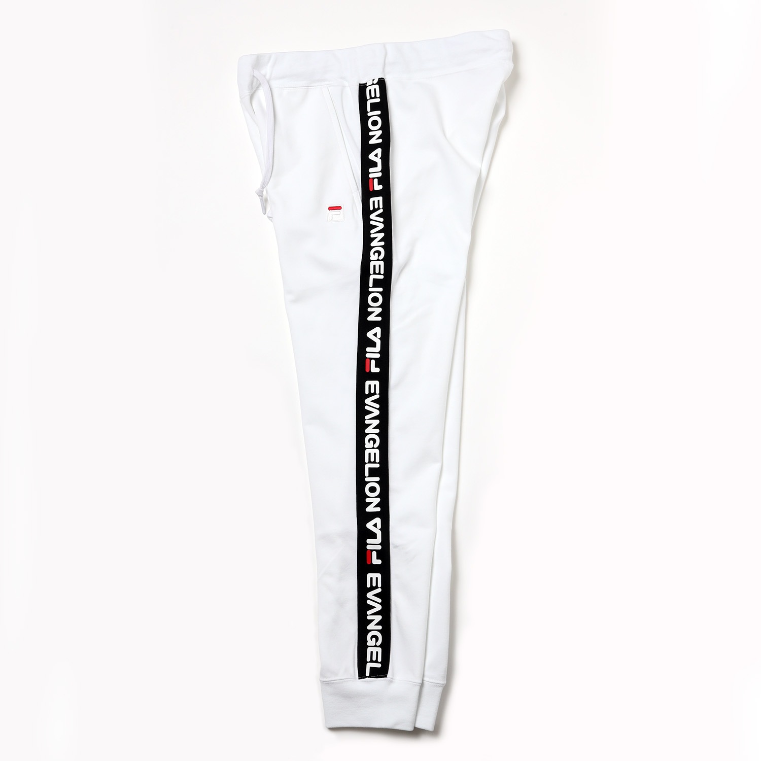 FILA SIDE LINE SWEAT PANTS EVANGELION LIMITED (WHITE)