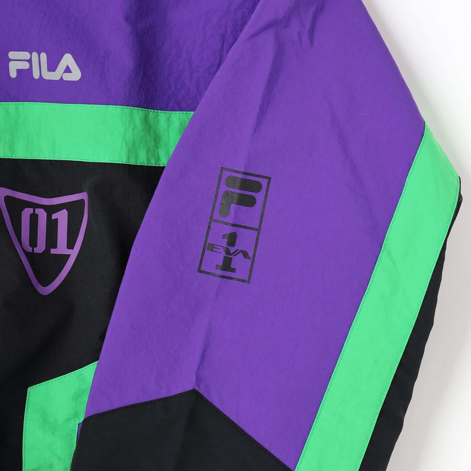 FILA TRACK JACKET EVANGELION LIMITED（EVA-01（BLACK））