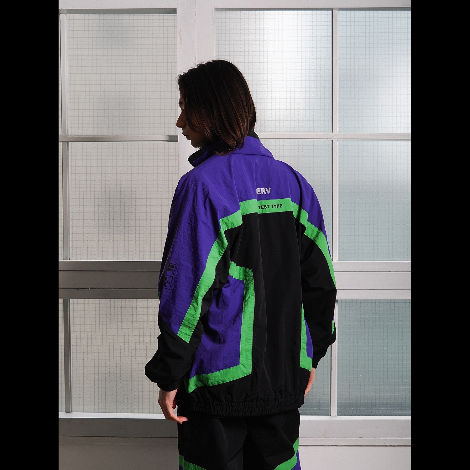 FILA TRACK JACKET EVANGELION LIMITED（EVA-01（BLACK））
