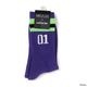 EVANGELION Line Socks by LATESHOW（PURPLE）