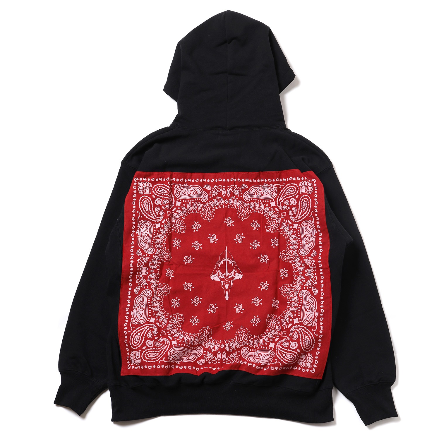 EVA-01 BANDANNA PARKA (BLACK×RED(NERV))