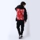 EVA-01 BANDANNA PARKA (BLACK×RED(NERV))