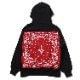 EVA-01 BANDANNA PARKA (BLACK×RED(NERV))