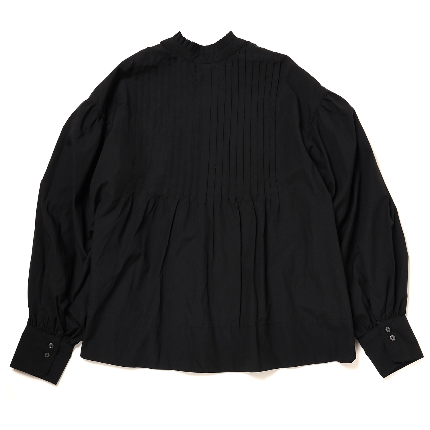 THE BEAST Embroidery Poplin 2way Shirt (BLACK)