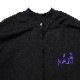 THE BEAST Embroidery Poplin 2way Shirt (BLACK)