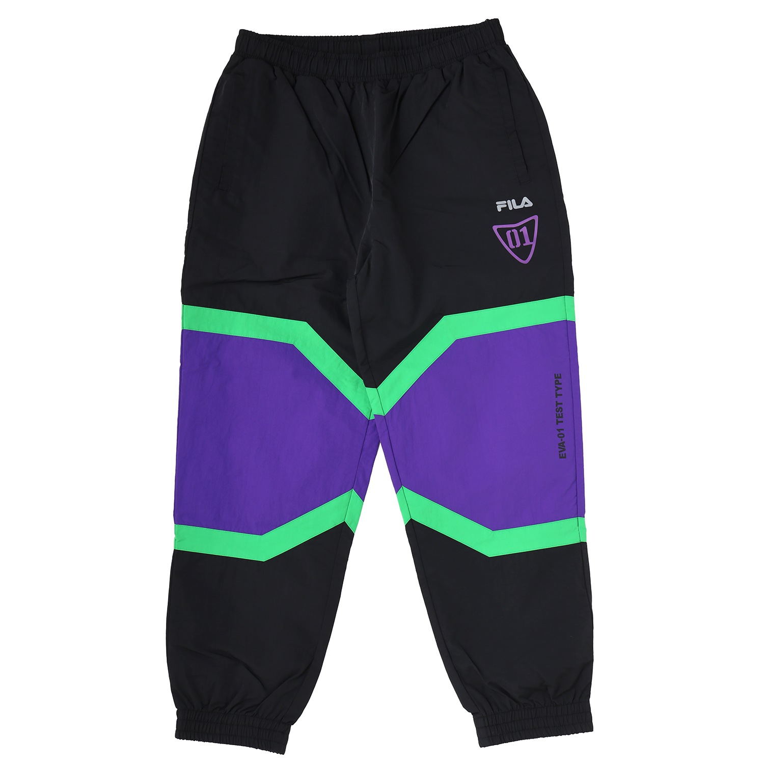 FILA TRACK PANTS EVANGELION LIMITED（EVA-01（BLACK））