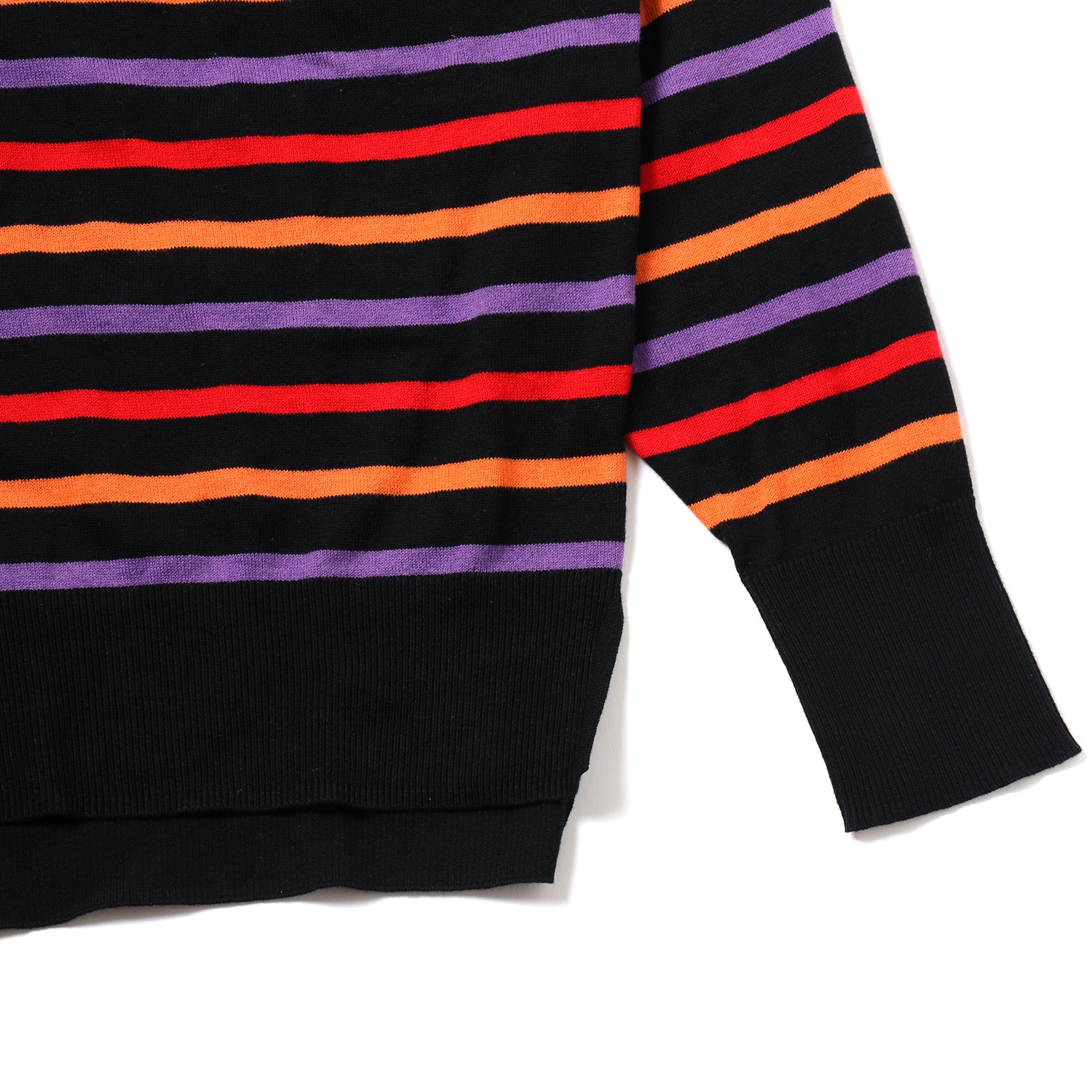 EVANGELION BORDER KNIT (REDYELLOWPURPLE)