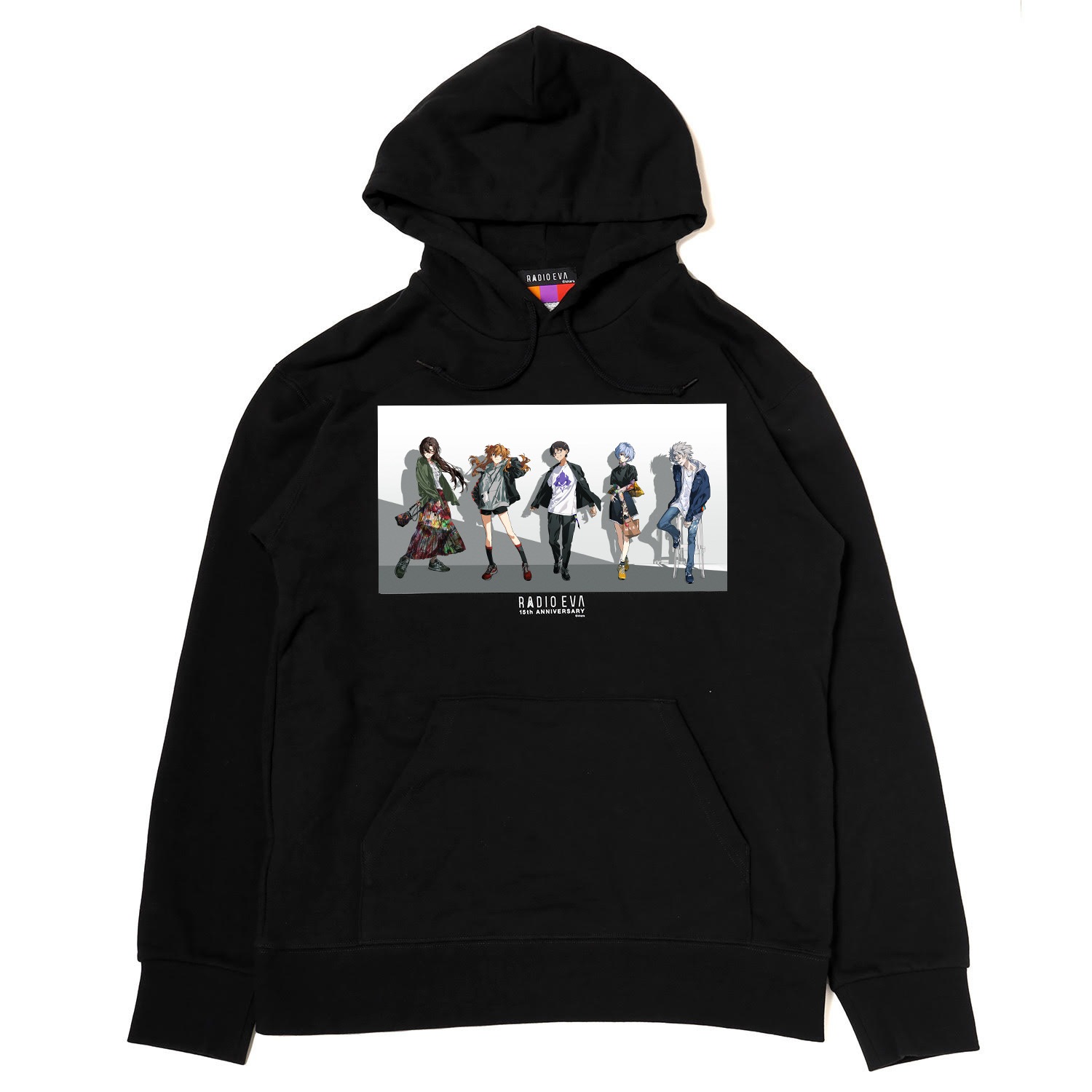 RADIO EVA Illustration Parka ġMai Yoneyama(BLACK(COLOR) RADIO EVA LIMITED)