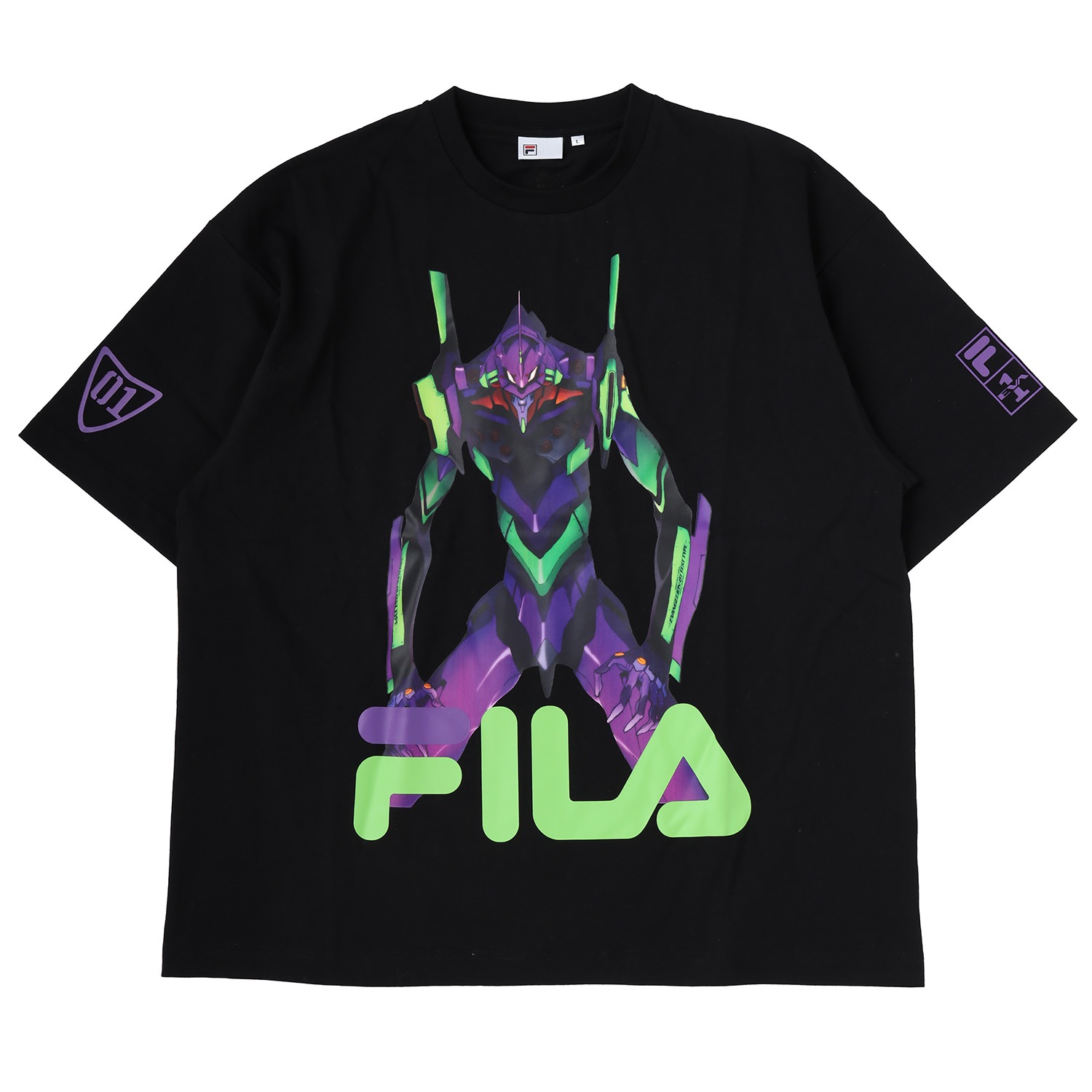FILA GRAPHIC T-SHIRT EVANGELION LIMITED（EVA-01（BLACK））