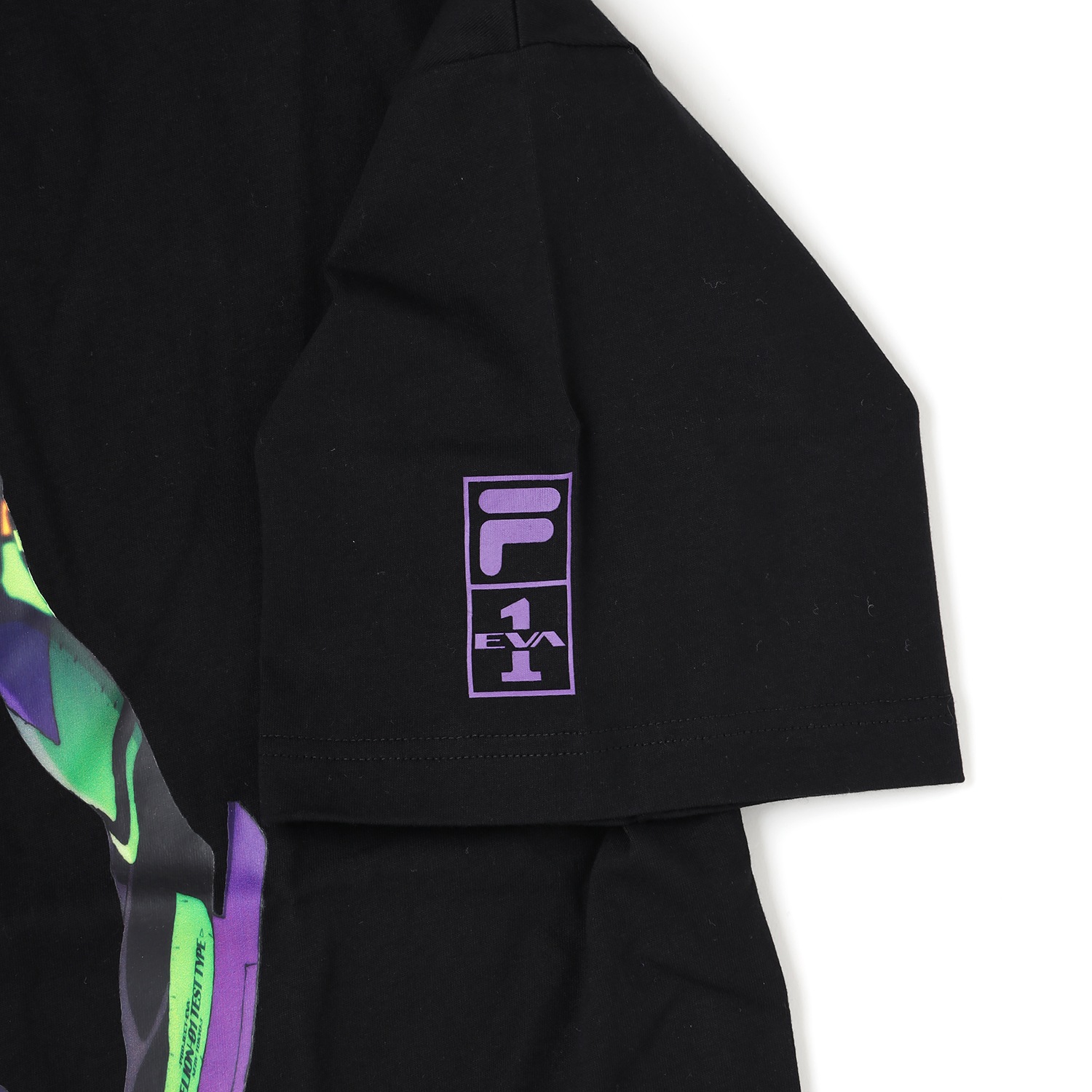 FILA GRAPHIC T-SHIRT EVANGELION LIMITED（EVA-01（BLACK））
