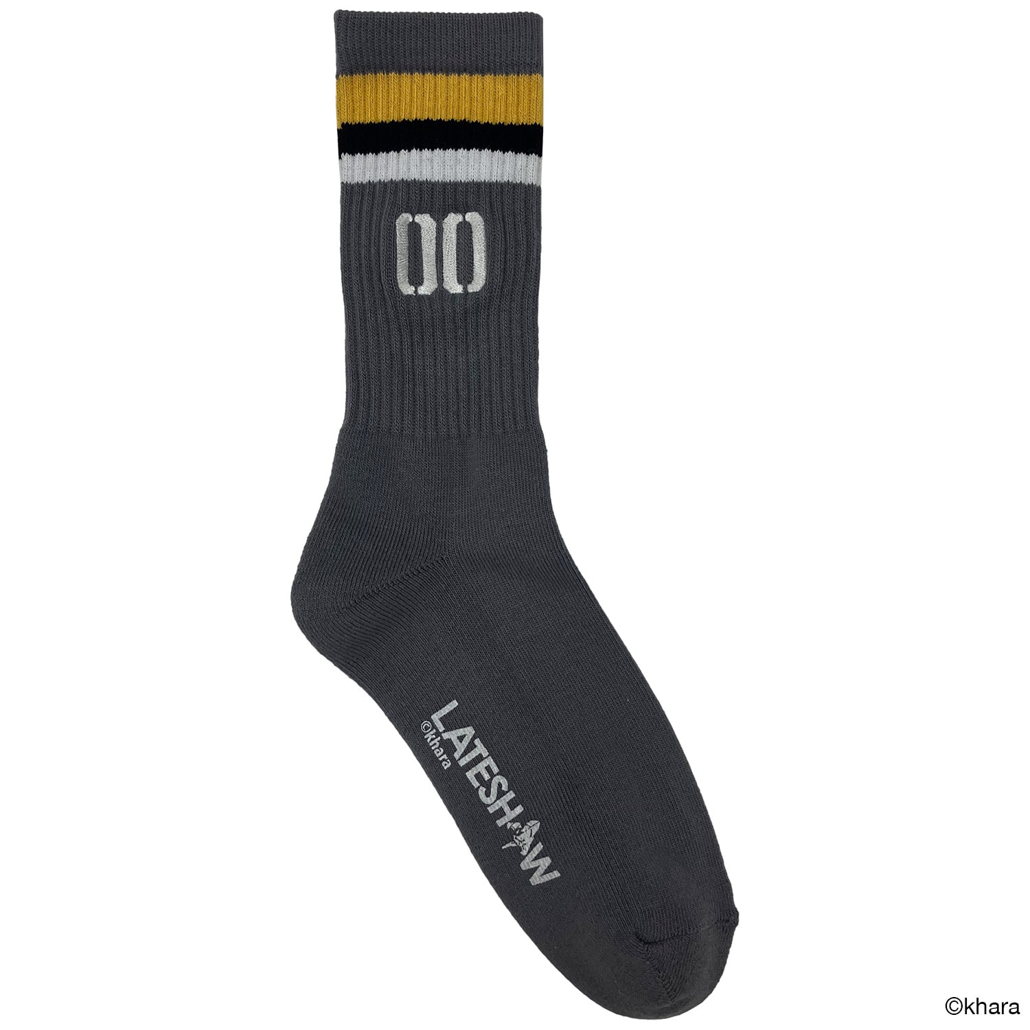 EVANGELION Line Socks by LATESHOW（GRAY）