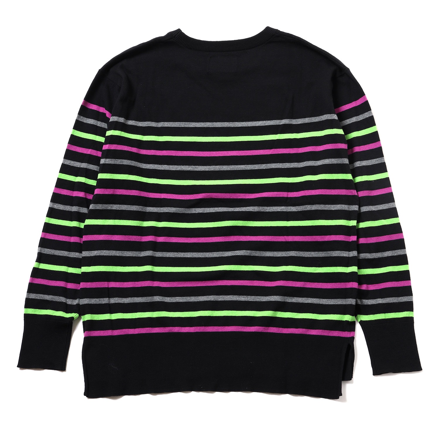 EVANGELION BORDER KNIT (GRAY×GREEN×PURPLE)