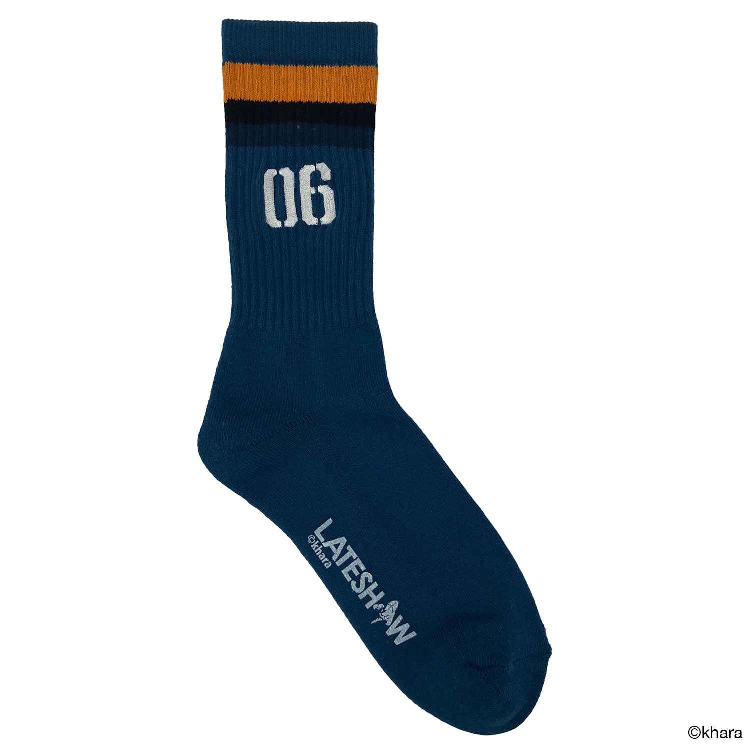 EVANGELION Line Socks by LATESHOW（NAVY）